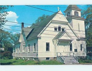 Unused Pre-1980 CHURCH SCENE Kennebunk Maine ME G3119