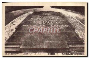 Postcard Old Forest of Compiegne Glairiere Armistice central slab architect M...