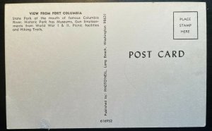 Vintage Postcard 1952 Fort Columbia Historical State Park Chinook Washington 
