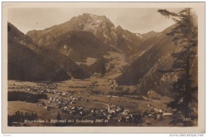 RP, Mayrhofen i. Zillertal Mit Grunberg 2867m., ZILLERTAL (Tirol), Austria, 1...