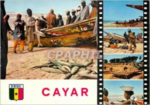 Modern Postcard Senegal Cayar Back to Fishing