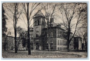 1910 The Academy Building Exterior Road Homer New York Vintage Antique Postcard 