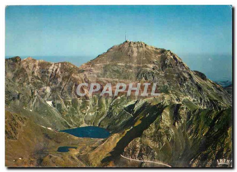 Modern Postcard The Lake Oncet and the road of Pic du Midi de Bigorre