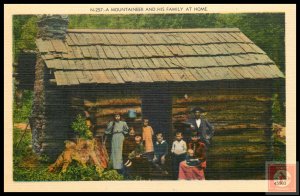 A Mountaineer and His Family At Home