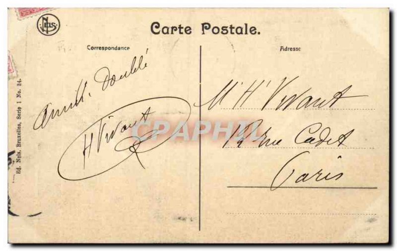 Old Postcard Brussels Stock Exchange