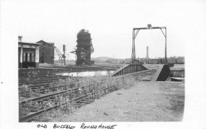 Lehigh Valley Railroad Roundhouse 1960s Repro RPPC Photo Postcard 20-9833