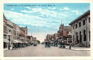 Minnesota St Cloud Looking East On St Germain Street