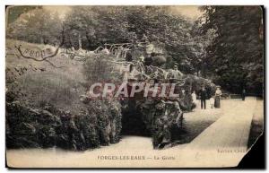 Old Postcard Forges Les Eaux Cave