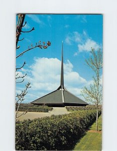 Postcard North Christian Church Columbus Indiana USA