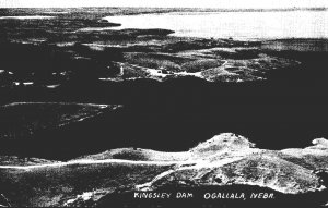 Nebraska Ogallala Kingsley Dam Real Photo