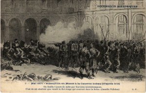 CPA PARIS La Commune. Execution en masse a la caserne Lobau (971771)