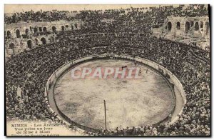 Old Postcard Bullfight Bullfight Nimes arenas The View taken one day put to d...