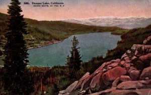 USA Lover's Leap Blue Canyon California Vintage Postcard 09.84