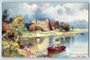 Argyll and Bute Scotland Postcard Dunstaffnage Castle c1910 Oilette Tuck