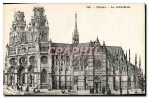 Old Postcard Orleans Cathedrale