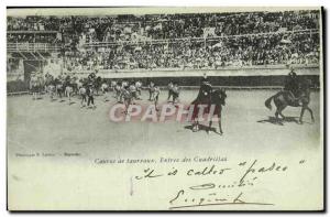 Old Postcard Bullfight Bullfight Entree of cuadrillas