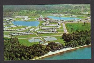 FL Aerial Nalcrest Apts Apartments East E Lake Wales Florida Postcard PC