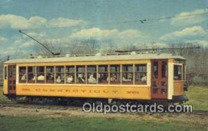 Lightweight Car No 3001 Electric Railway Trolley Museum, East Windsor, CT USA...