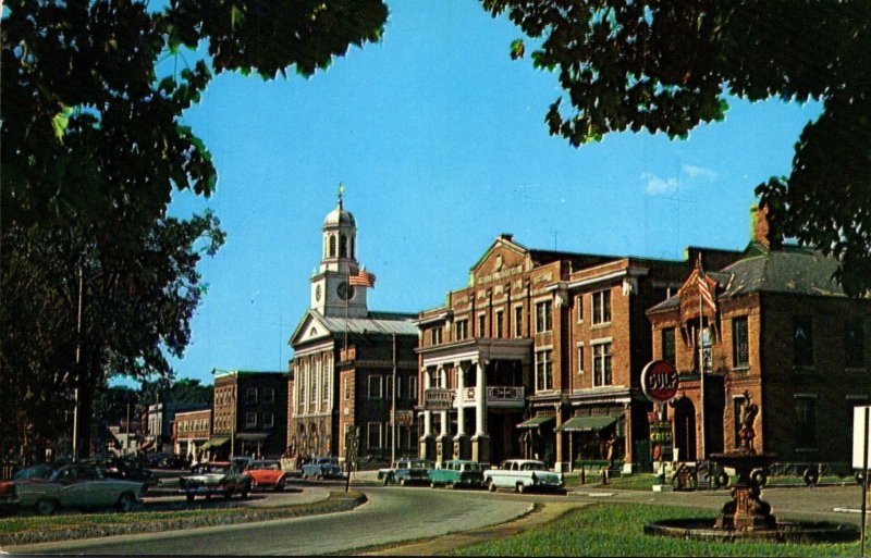 New Hampshire Lebanon Shopping District Street Scene