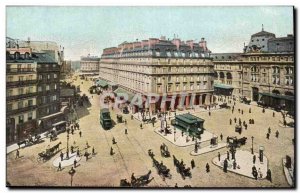 Old Postcard Paris Gare St Lazare