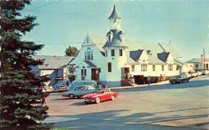 Old Orchard ME St. Margaret Catholic Church Old Cars Postcard 