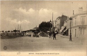 CPA ROYAN Entrée des Quais et Boulevard Lessore (667048)