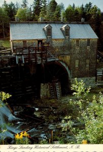 Canada New Brunswick Old Saw Mill and Dam At Kings Landing Historical Settlement