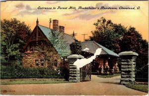 Postcard HOUSE SCENE Cleveland Ohio OH AL8583