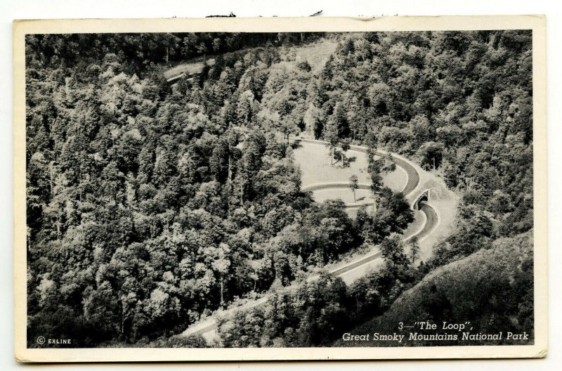 The Loop Great Smoky Mountains National Park Postcard Standard View Card 