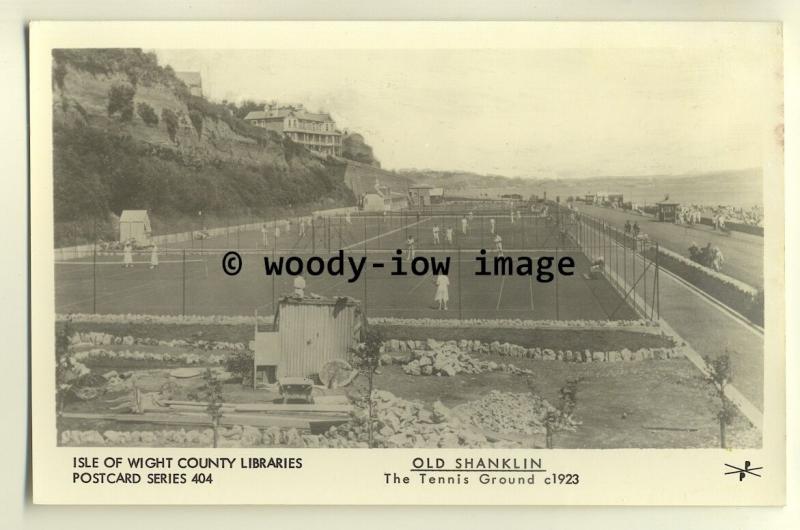 pp1630 -  The Tennis Courts on the Seafront, in Shanklin c1923 - Pamlin postcard 