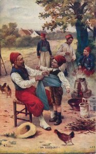 Berber military volunteers Zouaves child conscript uniform