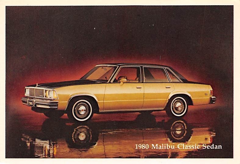 1980 Malibu Classic Sedan Chevrolet Unused 