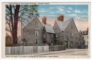 Salem, Mass, The House Of The Seven Gables