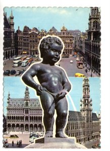 The Manneken Pis, Sculpture, Brussels, Belgium