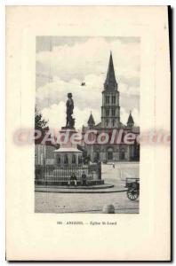 Postcard Old Church Angers St Laud