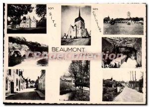 Modern Postcard the Charter Beaumont Sarthe Overview