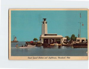 Q-40488 Coast Guard Station and Lighthouse Cleveland Ohio USA