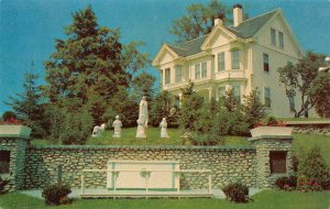 ROCKLAND, ME Maine  ST BERNARD'S RECTORY~Lady of Fatima Shrine  c1960's Postcard