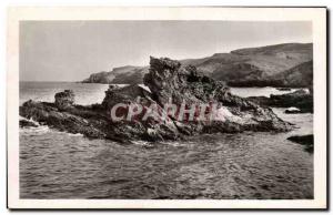 Banyuls sur Mer Old Postcard Rocks on the coast