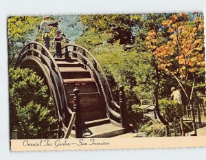 Postcard Oriental Tea Garden, Golden Gate Park, San Francisco, California, USA