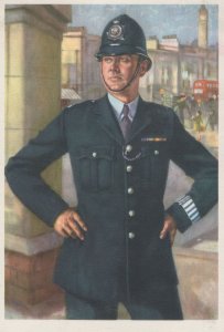 A London Policeman John Gilroy Painting Postcard