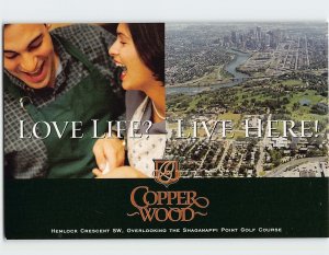 Postcard Love Life? Live Here! Copper Wood Calgary Canada