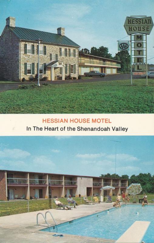 Hessian House Motel in the Shenandoah Valley - Staunton VA, Virginia