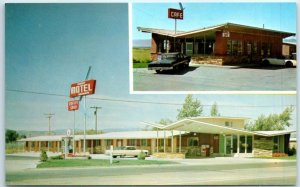 M-2497 Sunset Motel and Café Montpelier Idaho