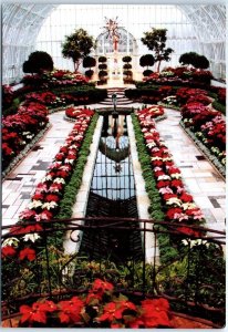 Poinsettia show, Sunken Garden Display House, Como Park Conservatory - Minnesota