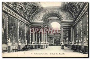 Postcard Old Versailles Gallery battles