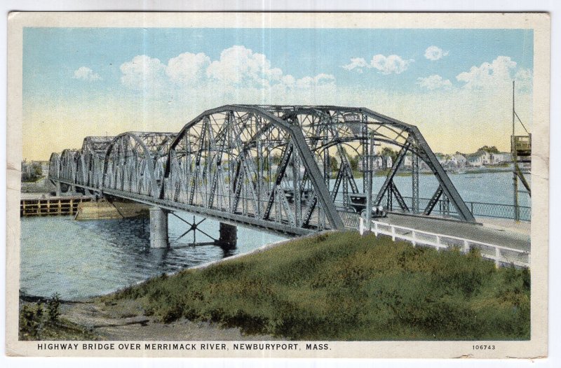 Newburyport, Mass, Highway Bridge Over Merrimack River