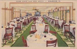 Park Cafe And Sea Grill Burlington Vermont 1956