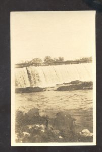 RPPC MAMMOTH SPRINGS ARKANSAS WATERFALL MOUNTAIN GROVE MO REAL PHOTO POSTCARD