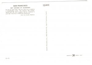 Bay Bridge at Sundown, San Francisco, California